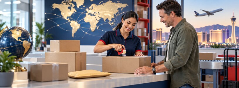 International shipping services at ShipXpress in Las Vegas