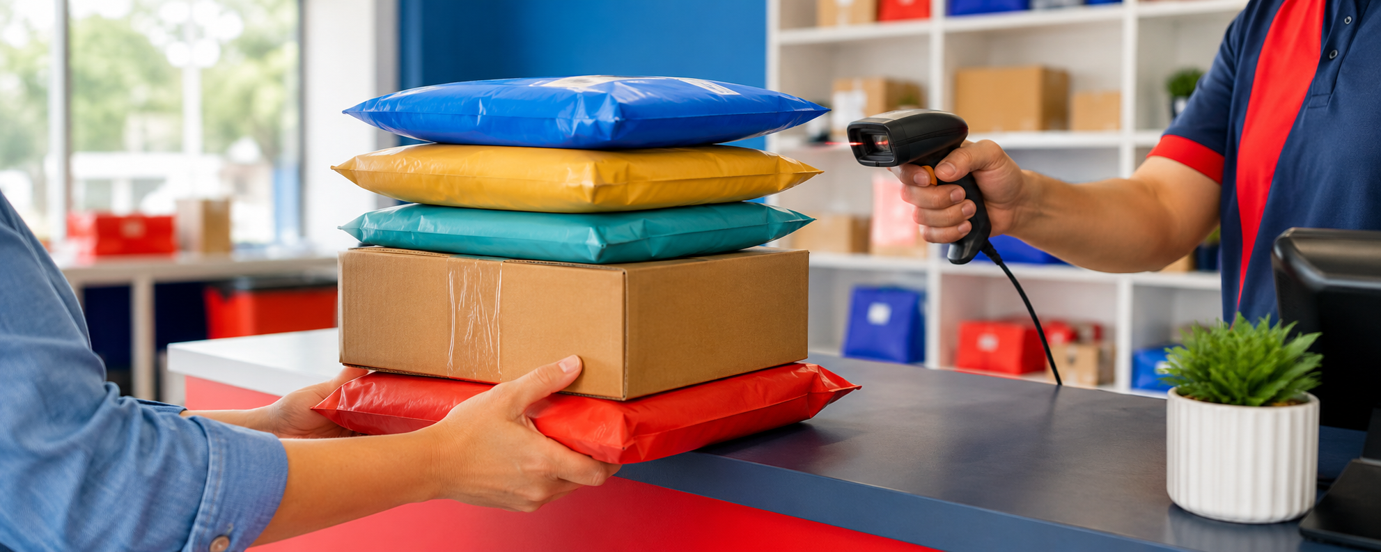 SpeedX and Better Trucks package drop-off at ShipXpress in Las Vegas